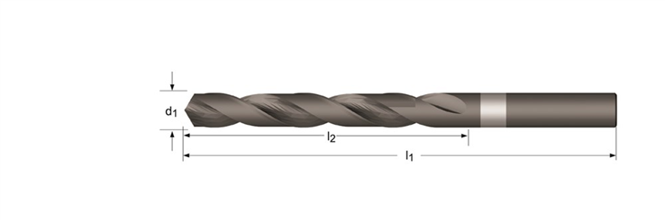 metaalboor hss-g cilindrisch dormer