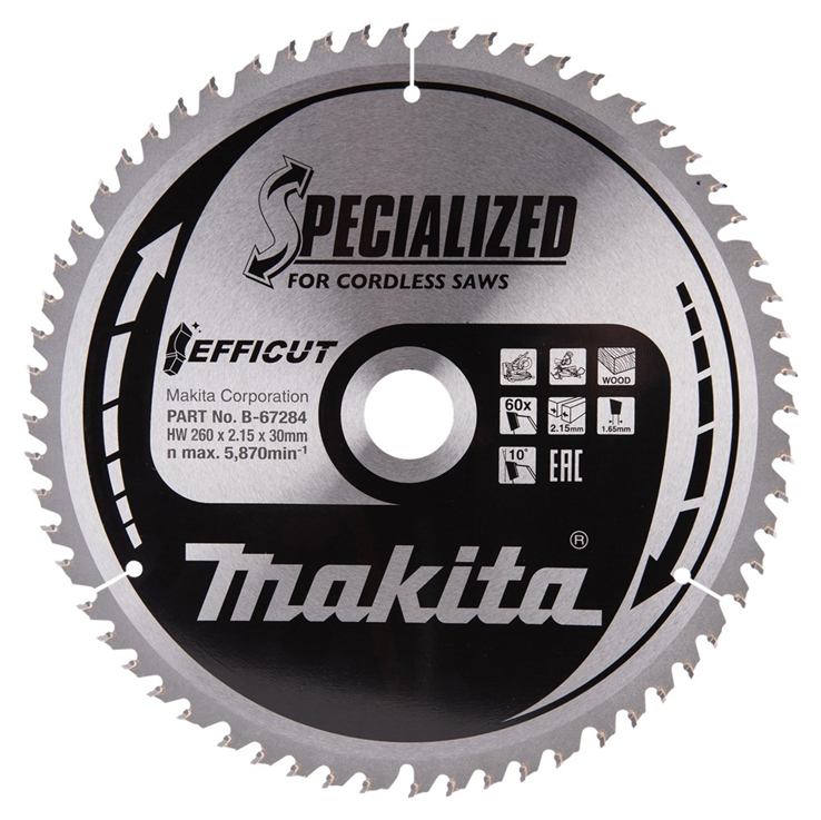 cirkelzaagblad makita
