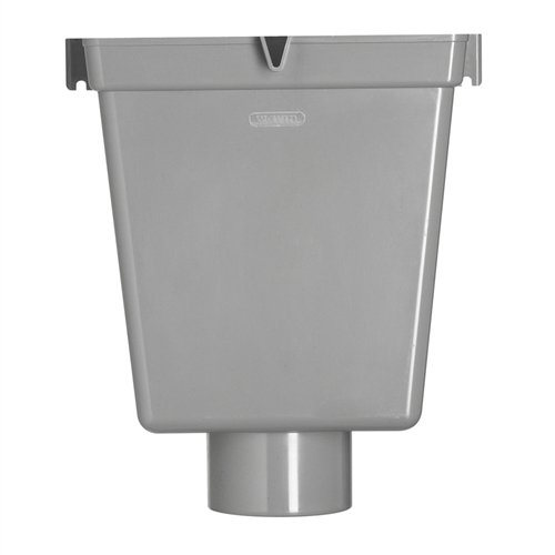 Vergaarbak Pvc Grijs Hwa - 80MM