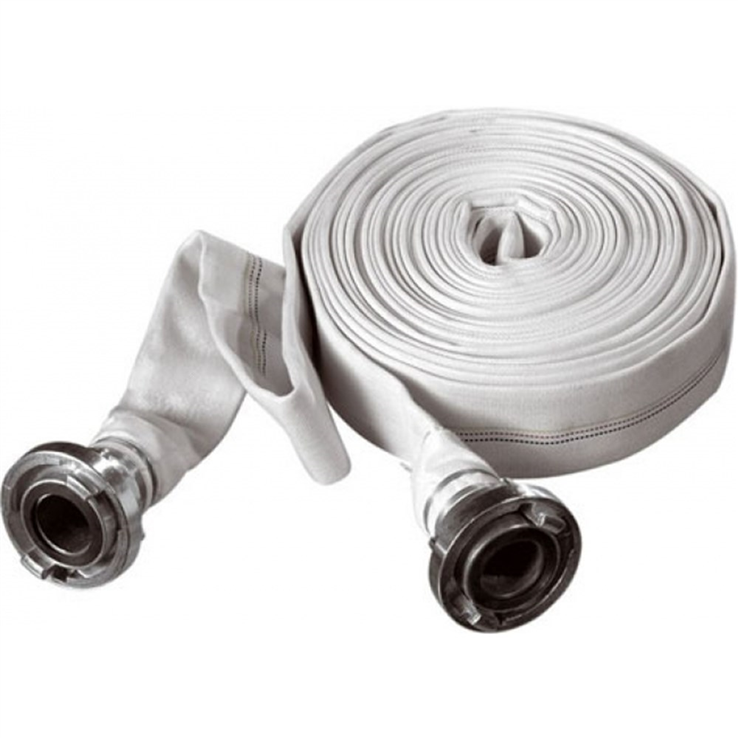 waterslang plat polyester wit contimac