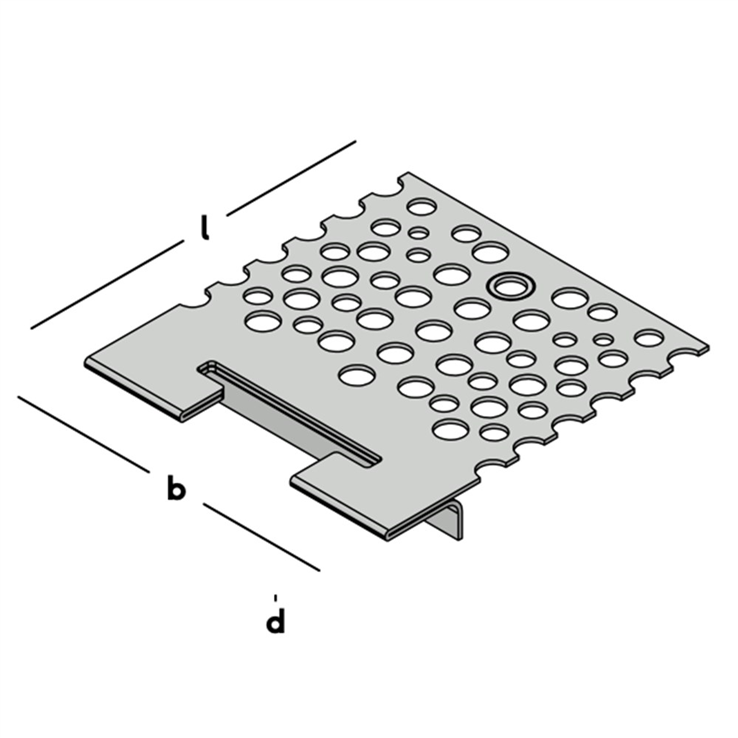 randbeveiligings-lijmplaat sv