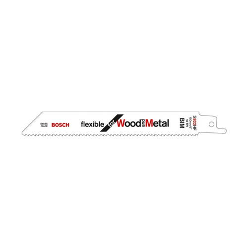 Reciprozaagblad Bosch Flex. Wood/Metal - S922HF 150X0.90MM SET à 5 ST