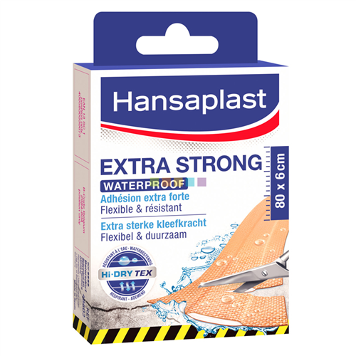 Pleisters Hansaplast Waterproof - EXTRA STRONG 16 STRIPS
