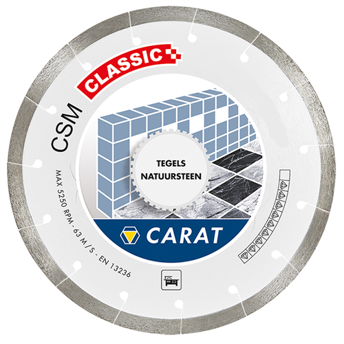 Diamantzaagblad Nat Carat Classic - CSMC 230X25.40MM