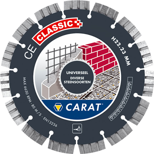 Diamantzaagblad Droog Carat Classic - CEC 230X22.23MM