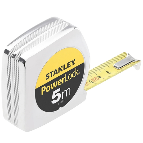Rolbandmaat Stanley Powerlock - CLASSIC 5M 25MM