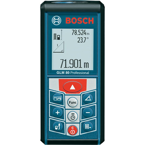 Laserafstandmeter Rood Bosch - GLM 80 80M