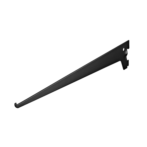 Plankdrager Staal Zwart - ENKEL ES400E 400MM