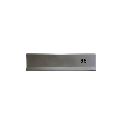 Briefklep Aluminium F1 Oostwoud - W-KLEP 275X69MM