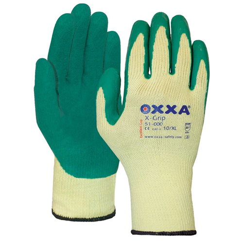 Werkhandschoenen Polyester/Katoen Oxxa - X-GRIP 51-000 08-M