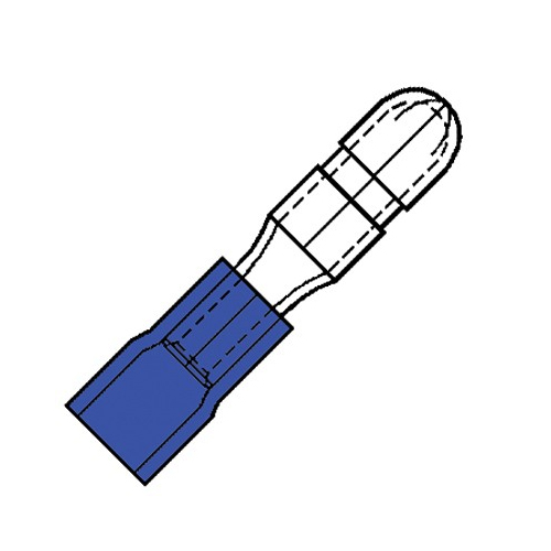 Kabelschoen Pensteker Geisoleerd Blauw - 4MM  1.5-2.5MM2
