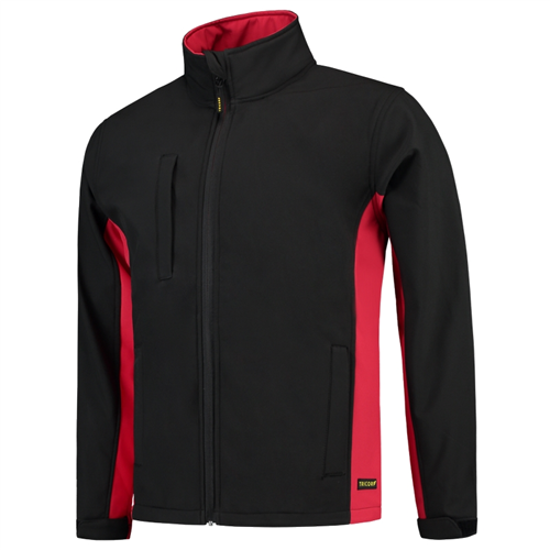 Jack Softshell Bicolor Tricorp - 402002 ZWART/ROOD S