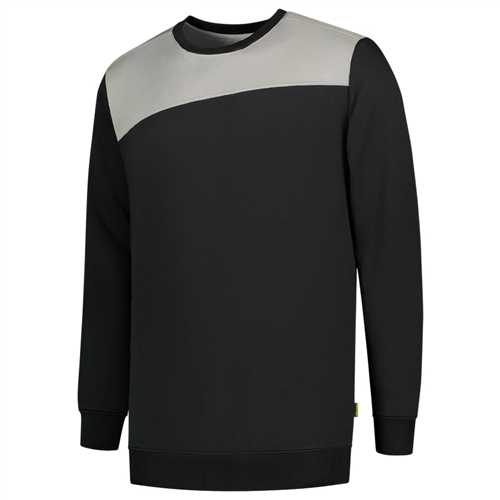 Sweater Bicolor Naden Tricorp - 302013 ZWART/GRIJS XL