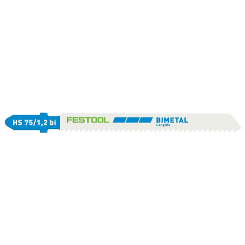 Decoupeerzaagblad Festool Metall - HS75/1,2 BI 75MM SET à 5 STUKS