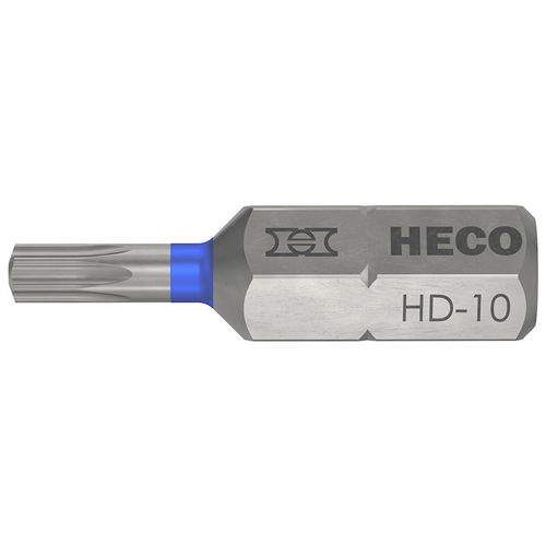 Schroefbit Heco-Drive - HD10 (T10) 25MM 1/4" BLAUW