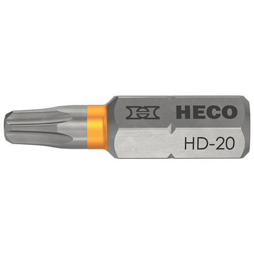 Schroefbit Heco-Drive - HD20 (T20) 25MM 1/4" ORANJE