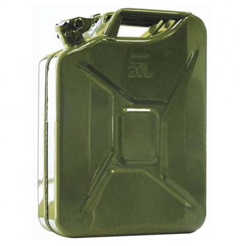 Jerrycan Staal Groen - 10L