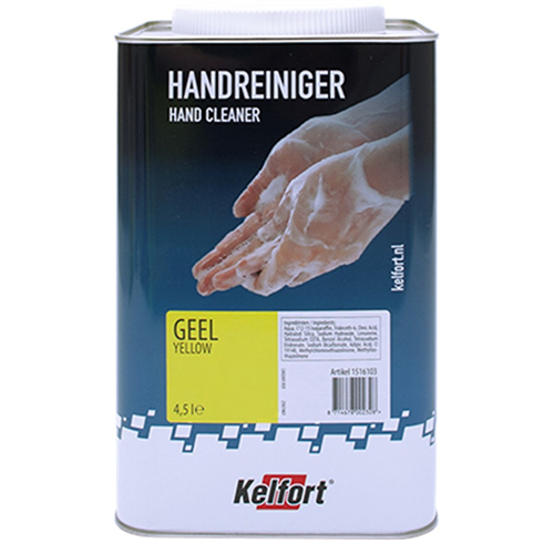 Handreiniger Met Korrel Kelfort - GEEL 4.5L