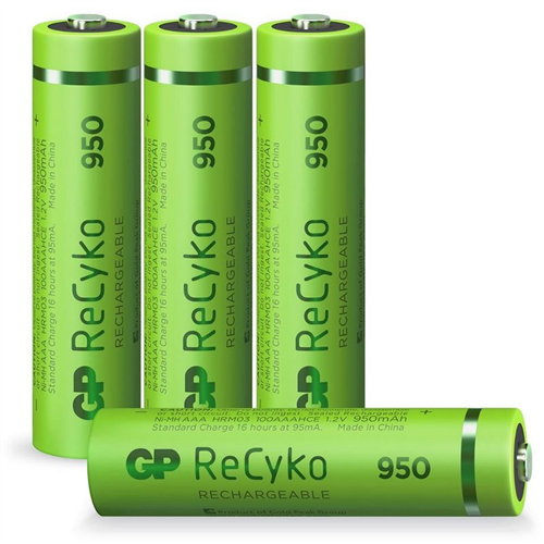 Batterijen Oplaadbaar Potlood Gp - AAA HR06 1.2V  SET à 4 STUKS