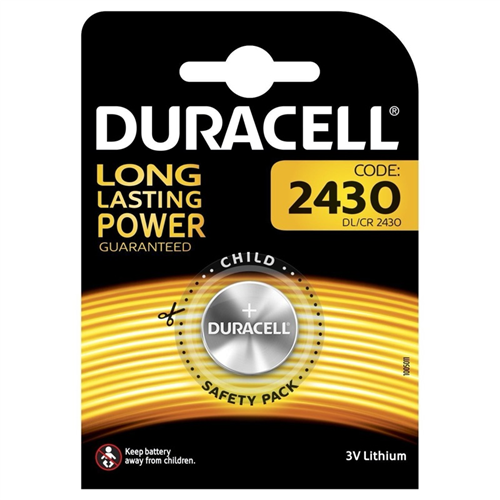 Batterij Knoopcel Duracell - CR2430 3V