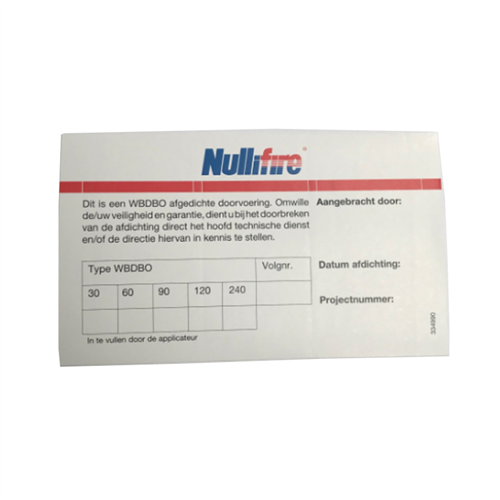 Sticker Controle Nullifire - NULLIFIRE WBDBO