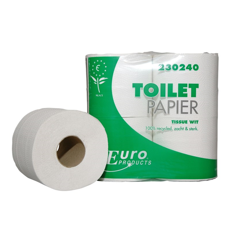 toiletpapier 2-laags euro eco