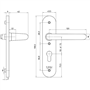 deurkrukgarnituur aluminium f1 nemef-3