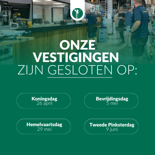 Aangepaste openingstijden