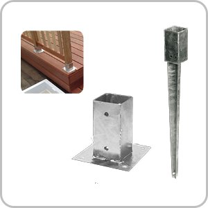 Paalhouders verzinkt