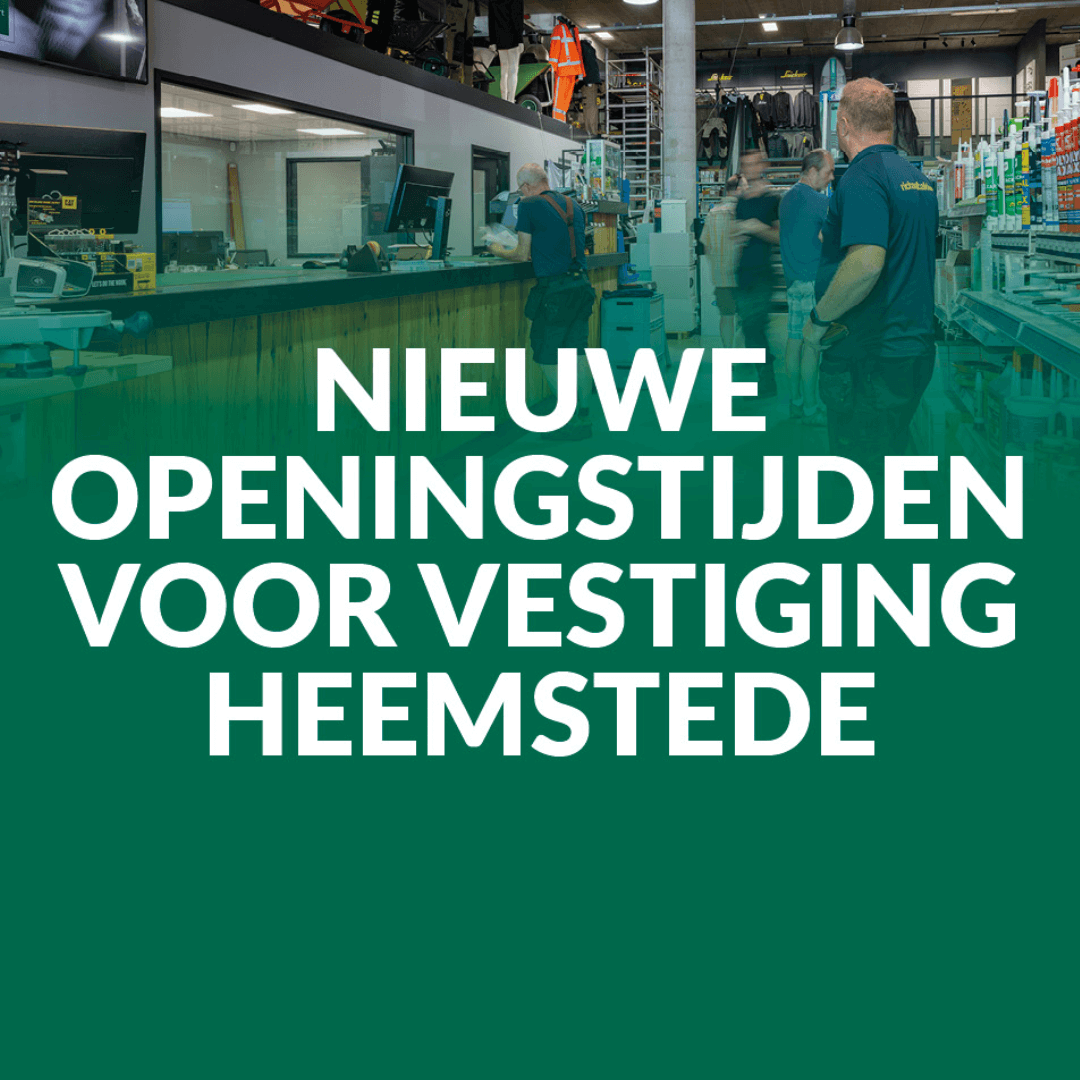 Wijziging openingstijden Heemstede