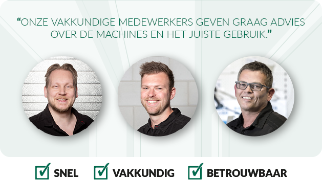 Koop je machines bij Groenhart