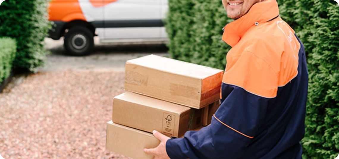 Logistieke diensten bezorgen via postnl