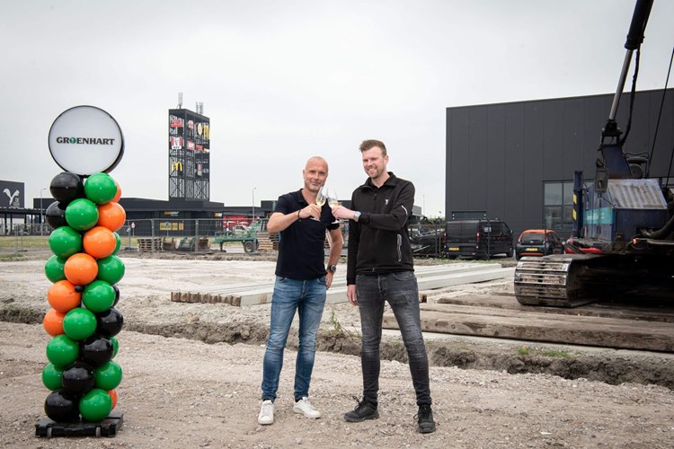 Eerste paal Groenhart Zwaag