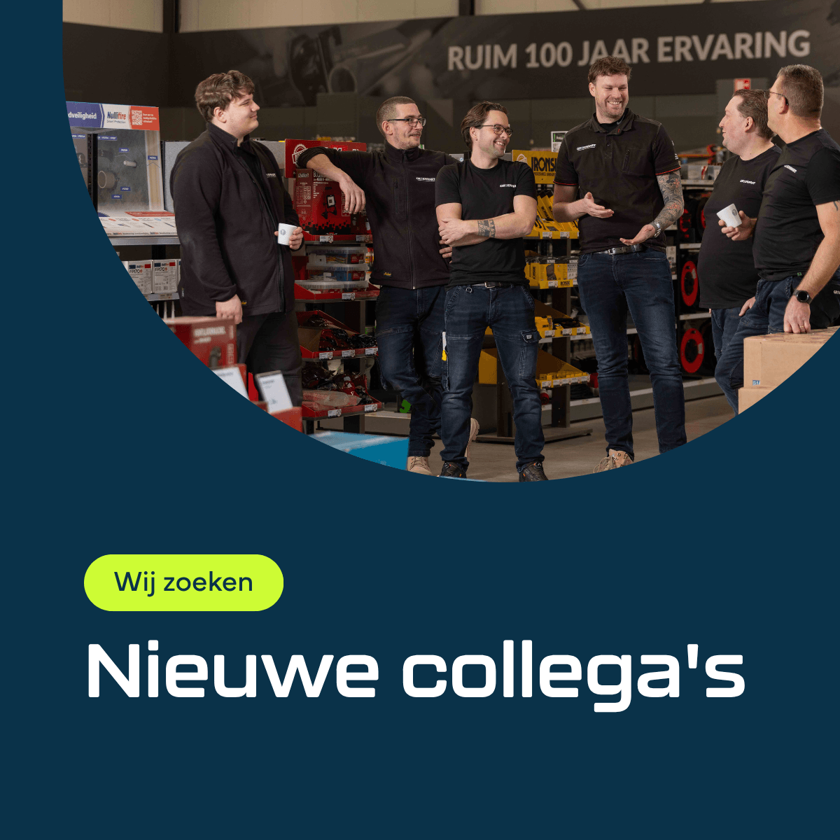 Wij zoeken nieuwe collega's