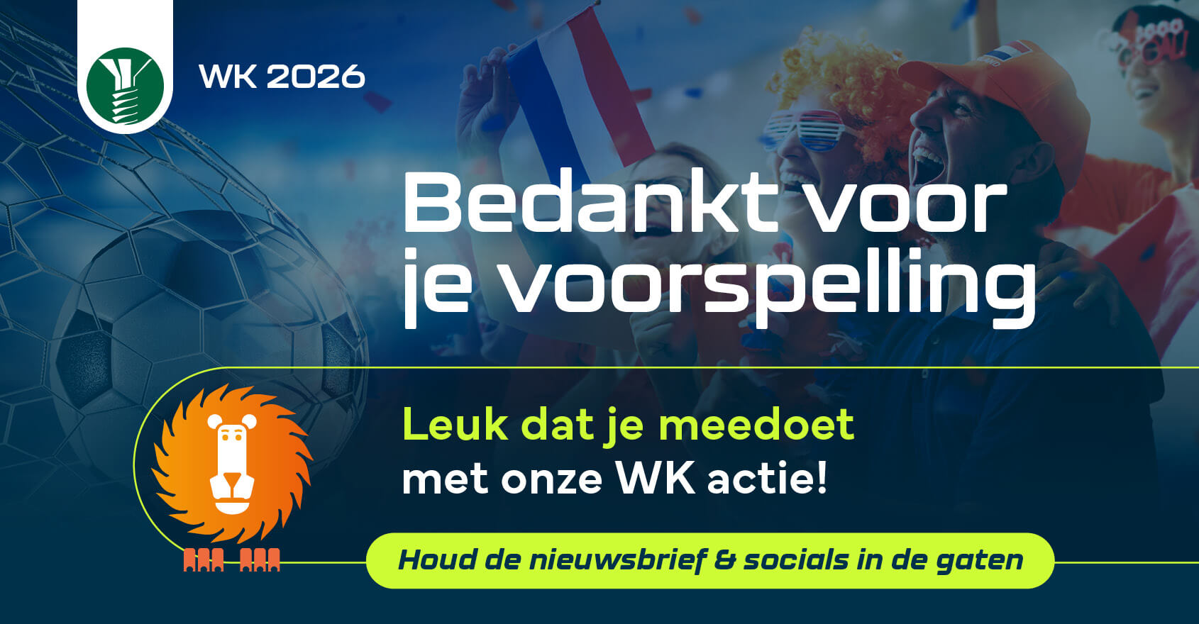 Bedankt voor je voorspelling