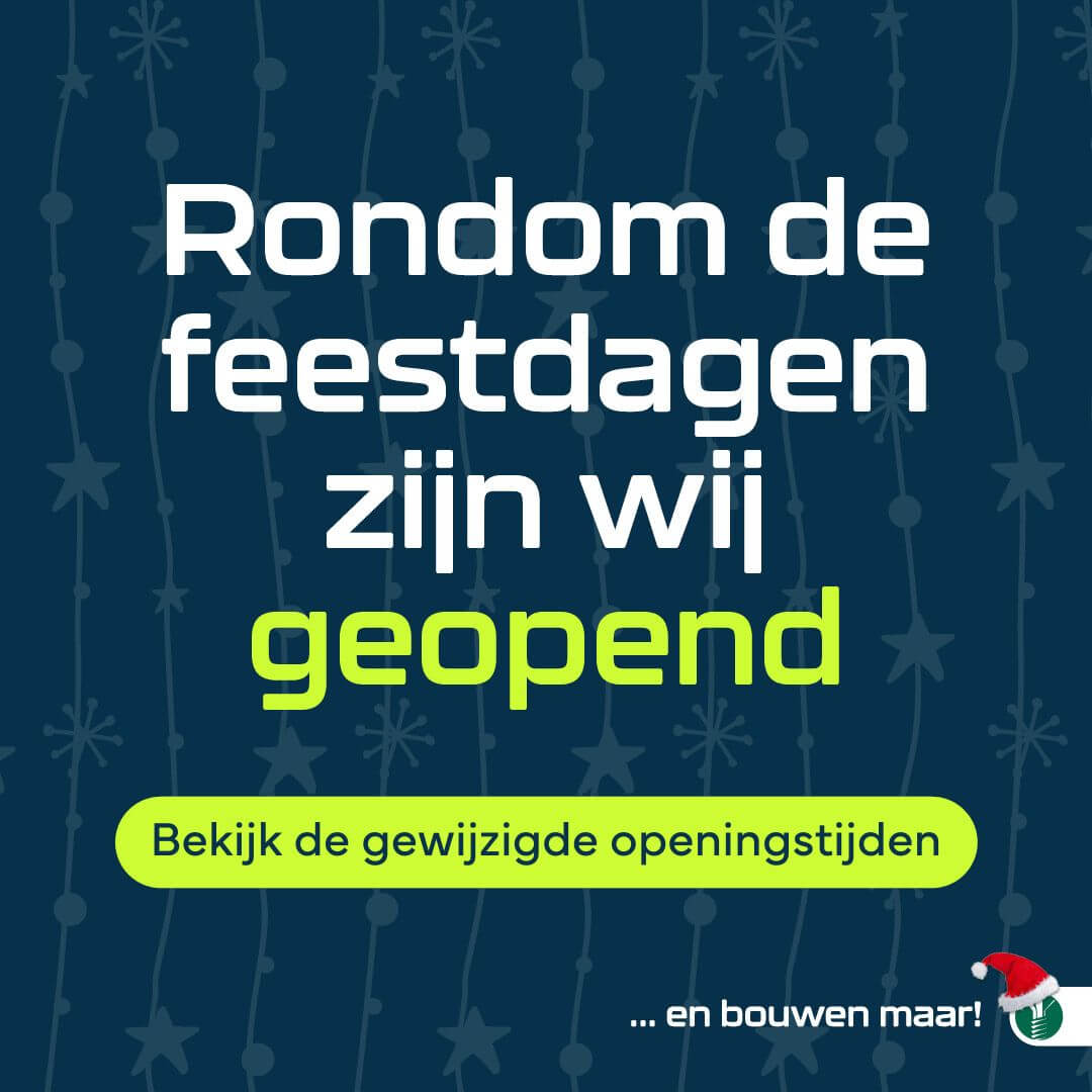 Gewijzigde openingstijden