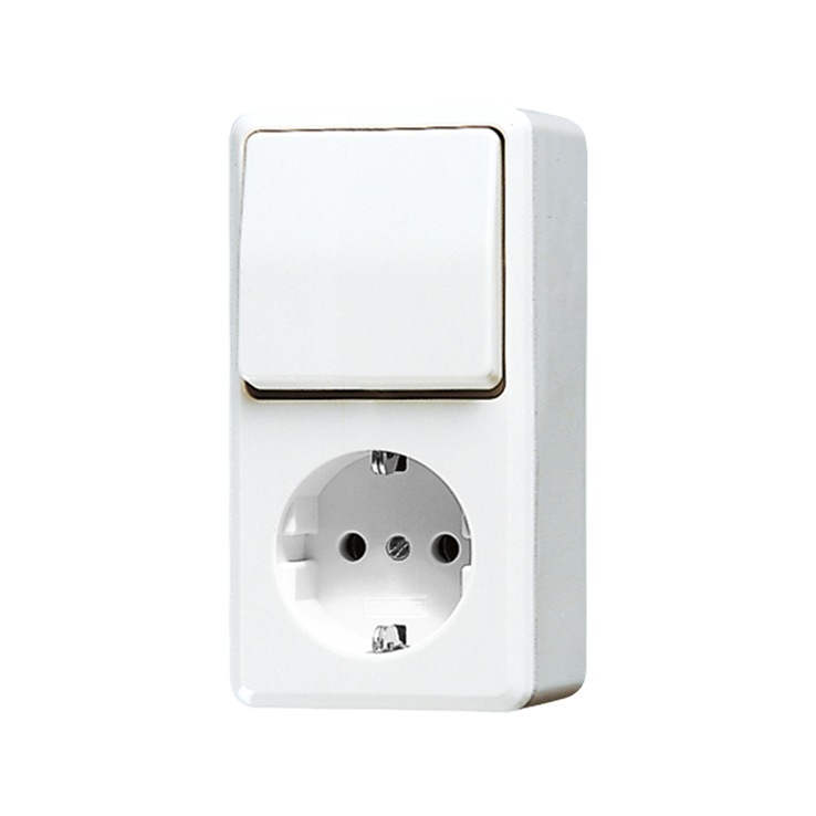 contactdoos+schakel wissel opbouw jung contactdoos+schakel wissel opbouw jung