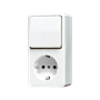 contactdoos+schakel wissel opbouw jung-3 contactdoos+schakel wissel opbouw jung-3