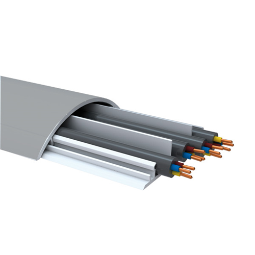 Vloerleidingkanaal Ggk - 12X50MM GRIJS 2M Vloerleidingkanaal Ggk - 12X50MM GRIJS 2M