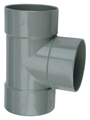 T-stuk pvc grijs wavin-3 T-stuk pvc grijs wavin-3