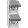 wandcontactdoos opbouw dubbel aquastar-4 wandcontactdoos opbouw dubbel aquastar-4