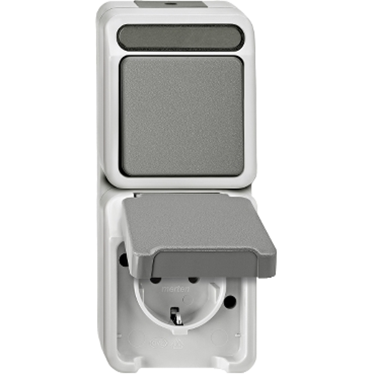 contactdoos+schakel wissel opbouw aqua. contactdoos+schakel wissel opbouw aqua.