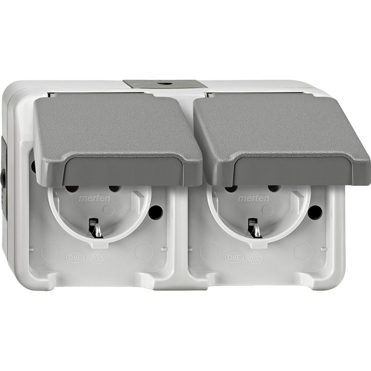 wandcontactdoos opbouw dubbel aquastar wandcontactdoos opbouw dubbel aquastar
