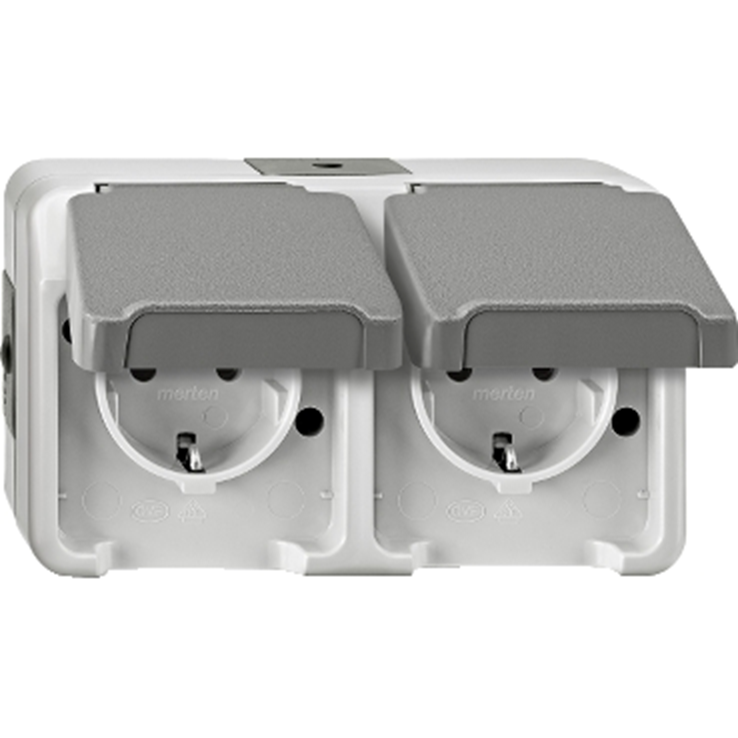 wandcontactdoos opbouw dubbel aquastar wandcontactdoos opbouw dubbel aquastar