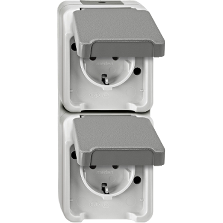 wandcontactdoos opbouw dubbel aquastar wandcontactdoos opbouw dubbel aquastar