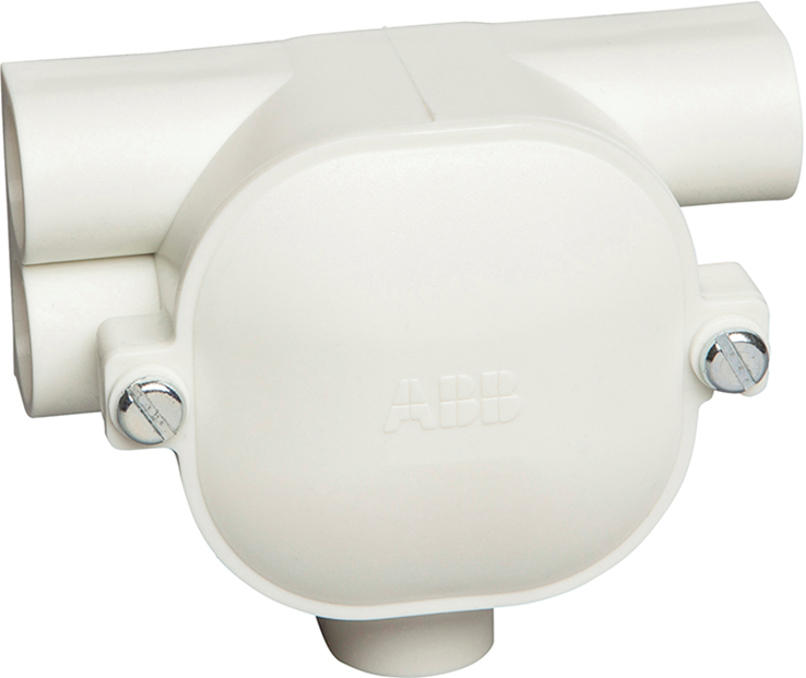 lasdoos top-T-doos dubbel pvc abb lasdoos top-T-doos dubbel pvc abb