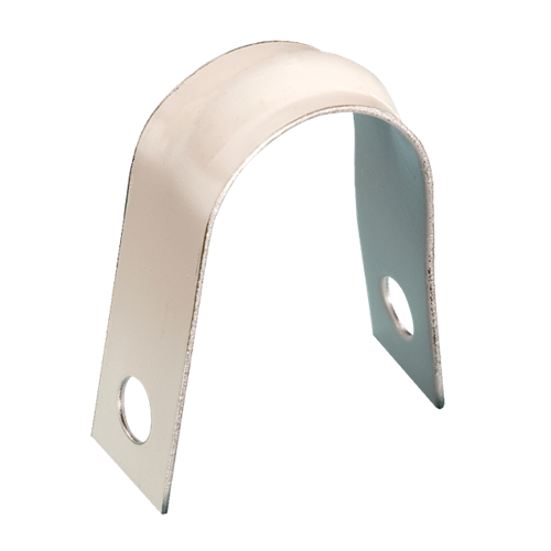 Kabelzadel Ijzer - U-MODEL 16MM 5/8'' WIT Kabelzadel Ijzer - U-MODEL 16MM 5/8'' WIT