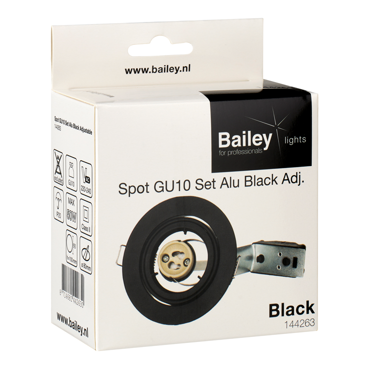 inbouwspot aluminium zwart bailey inbouwspot aluminium zwart bailey