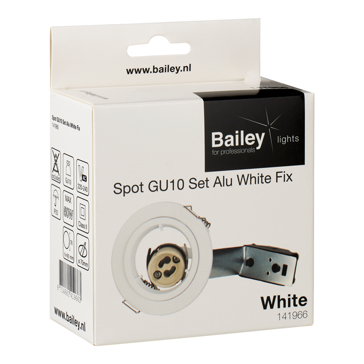 inbouwspot aluminium wit bailey inbouwspot aluminium wit bailey