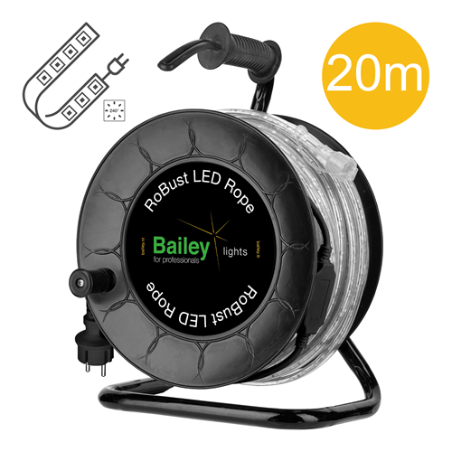 Lichtslang Led Bailey - ROBUST S2 20M / 8W / 840LM / 240° / IP65 Lichtslang Led Bailey - ROBUST S2 20M / 8W / 840LM / 240° / IP65